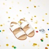 image:imageFelix amp Flora Toddler Girl Sandals  Little Girl Easter Dress Shoes Lightweight Open Toe Beach Holiday FlatsBc251glitter White