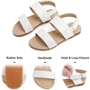 image:imageFelix amp Flora Toddler Girl Sandals  Little Girl Easter Dress Shoes Lightweight Open Toe Beach Holiday FlatsBc251multicolor White
