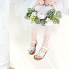 image:imageFelix amp Flora Toddler Girl Sandals  Little Girl Easter Dress Shoes Lightweight Open Toe Beach Holiday FlatsBc264white