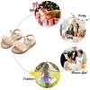 image:imageFelix amp Flora Toddler Girl Sandals  Little Girl Easter Dress Shoes Lightweight Open Toe Beach Holiday FlatsBc279gold