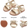 image:imageFelix amp Flora Toddler Girl Sandals  Little Girl Easter Dress Shoes Lightweight Open Toe Beach Holiday FlatsBc282gold