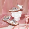 image:imageFelix amp Flora Toddler Girl Sandals  Little Girl Easter Dress Shoes Lightweight Open Toe Beach Holiday FlatsBc286silver