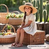 image:imageFelix amp Flora Toddler Girl Sandals  Little Girl Easter Dress Shoes Lightweight Open Toe Beach Holiday FlatsBc291brown