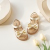 image:imageFelix amp Flora Toddler Girl Sandals  Little Girl Easter Dress Shoes Lightweight Open Toe Beach Holiday FlatsBc291champagne Gold