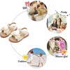 image:imageFelix amp Flora Toddler Girl Sandals  Little Girl Easter Dress Shoes Lightweight Open Toe Beach Holiday FlatsBc291champagne Gold
