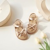 image:imageFelix amp Flora Toddler Girl Sandals  Little Girl Easter Dress Shoes Lightweight Open Toe Beach Holiday FlatsBc291dark Nude
