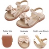 image:imageFelix amp Flora Toddler Girl Sandals  Little Girl Easter Dress Shoes Lightweight Open Toe Beach Holiday FlatsBc291dark Nude