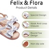 image:imageFelix amp Flora Toddler Girl Sandals  Little Girl Easter Dress Shoes Lightweight Open Toe Beach Holiday FlatsBc291grey