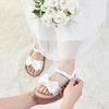 image:imageFelix amp Flora Toddler Girl Sandals  Little Girl Easter Dress Shoes Lightweight Open Toe Beach Holiday FlatsBc291ivory White