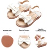 image:imageFelix amp Flora Toddler Girl Sandals  Little Girl Easter Dress Shoes Lightweight Open Toe Beach Holiday FlatsBc291ivory White