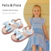 image:imageFelix amp Flora Toddler Girl Sandals  Little Girl Easter Dress Shoes Lightweight Open Toe Beach Holiday FlatsBc291light Blue
