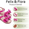 image:imageFelix amp Flora Toddler Girl Sandals  Little Girl Easter Dress Shoes Lightweight Open Toe Beach Holiday FlatsBc291magenta