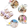 image:imageFelix amp Flora Toddler Girl Sandals  Little Girl Easter Dress Shoes Lightweight Open Toe Beach Holiday FlatsBc291purple