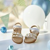 image:imageFelix amp Flora Toddler Girl Sandals  Little Girl Easter Dress Shoes Lightweight Open Toe Beach Holiday FlatsBc292white