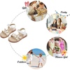 image:imageFelix amp Flora Toddler Girl Sandals  Little Girl Easter Dress Shoes Lightweight Open Toe Beach Holiday FlatsBc292white