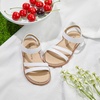 image:imageFelix amp Flora Toddler Girl Sandals  Little Girl Easter Dress Shoes Lightweight Open Toe Beach Holiday FlatsBc296white