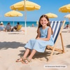 image:imageFelix amp Flora Toddler Girl Sandals  Little Girl Easter Dress Shoes Lightweight Open Toe Beach Holiday FlatsBc300bright Gold