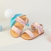 image:imageFelix amp Flora Toddler Girl Sandals  Little Girl Easter Dress Shoes Lightweight Open Toe Beach Holiday FlatsBc300fl Light Pink