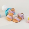 image:imageFelix amp Flora Toddler Girl Sandals  Little Girl Easter Dress Shoes Lightweight Open Toe Beach Holiday FlatsBc300fl Purple