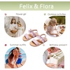 image:imageFelix amp Flora Toddler Girl Sandals  Little Girl Easter Dress Shoes Lightweight Open Toe Beach Holiday FlatsBc300fl Purple