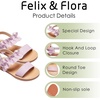 image:imageFelix amp Flora Toddler Girl Sandals  Little Girl Easter Dress Shoes Lightweight Open Toe Beach Holiday FlatsBc300fl Purple
