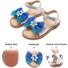 image:imageFelix amp Flora Toddler Girl Sandals  Little Girl Easter Dress Shoes Lightweight Open Toe Beach Holiday FlatsBc305blue