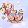 image:imageFelix amp Flora Toddler Girl Sandals  Little Girl Easter Dress Shoes Lightweight Open Toe Beach Holiday FlatsBc305pink