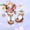 image:imageFelix amp Flora Toddler Girl Sandals  Little Girl Easter Dress Shoes Lightweight Open Toe Beach Holiday FlatsBc305white
