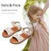 image:imageFelix amp Flora Toddler Girl Sandals  Little Girl Easter Dress Shoes Lightweight Open Toe Beach Holiday FlatsBc307beige