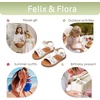 image:imageFelix amp Flora Toddler Girl Sandals  Little Girl Easter Dress Shoes Lightweight Open Toe Beach Holiday FlatsBc307white