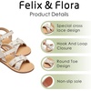 image:imageFelix amp Flora Toddler Girl Sandals  Little Girl Easter Dress Shoes Lightweight Open Toe Beach Holiday FlatsBc309beige