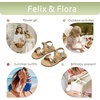 image:imageFelix amp Flora Toddler Girl Sandals  Little Girl Easter Dress Shoes Lightweight Open Toe Beach Holiday FlatsBc309gold