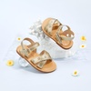 image:imageFelix amp Flora Toddler Girl Sandals  Little Girl Easter Dress Shoes Lightweight Open Toe Beach Holiday FlatsBc309gold