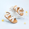 image:imageFelix amp Flora Toddler Girl Sandals  Little Girl Easter Dress Shoes Lightweight Open Toe Beach Holiday FlatsBc309white