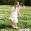 image:imageFelix amp Flora Toddler Girl Sandals  Little Girl Easter Dress Shoes Lightweight Open Toe Beach Holiday FlatsBc317white
