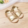 image:imageFelix amp Flora Toddler Girl Sandals Flower Girl Dress Shoes Open Toe Little Kid FlatsBc212gold