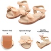 image:imageFelix amp Flora Toddler Girl Sandals Flower Girl Dress Shoes Open Toe Little Kid FlatsBc253nude
