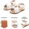 image:imageFelix amp Flora Toddler Girl Sandals Flower Girl Dress Shoes Open Toe Little Kid FlatsBc253white