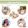 image:imageFelix amp Flora Toddler Girl Sandals Flower Girl Dress Shoes Open Toe Little Kid FlatsBc293gold