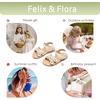 image:imageFelix amp Flora Toddler Girl Sandals Flower Girl Dress Shoes Open Toe Little Kid FlatsBc308ivory White