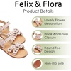 image:imageFelix amp Flora Toddler Girl Sandals Flower Girl Dress Shoes Open Toe Little Kid FlatsBc308light Pink