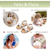 image:imageFelix amp Flora Toddler Girl Sandals Flower Girl Dress Shoes Open Toe Little Kid FlatsBc308white