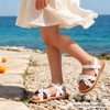 image:imageFelix amp Flora Toddler Girl Sandals Flower Girl Dress Shoes Open Toe Little Kid FlatsBc308white