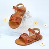 image:imageFelix amp Flora Toddler Girl Sandals Flower Girl Dress Shoes Open Toe Little Kid FlatsBc310brown