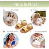 image:imageFelix amp Flora Toddler Girl Sandals Flower Girl Dress Shoes Open Toe Little Kid FlatsBc310yellow