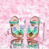 image:imageFelix amp Flora Toddler Girl Sandals Flower Girl Dress Shoes Open Toe Little Kid FlatsBc320green