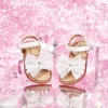 image:imageFelix amp Flora Toddler Girl Sandals Flower Girl Dress Shoes Open Toe Little Kid FlatsBc320white