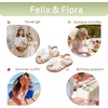 image:imageFelix amp Flora Toddler Girl Sandals Flower Girl Dress Shoes Open Toe Little Kid FlatsBc320white