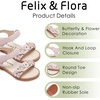 image:imageFelix amp Flora Toddler Girl Sandals Flower Girl Dress Shoes Open Toe Little Kid FlatsBc331pink