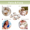 image:imageFelix amp Flora Toddler Girl Sandals Flower Girl Dress Shoes Open Toe Little Kid FlatsBc331silver